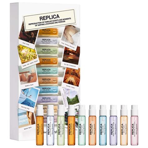 maison margiela 'replica' memory box perfume set|maison margiela perfume collection.